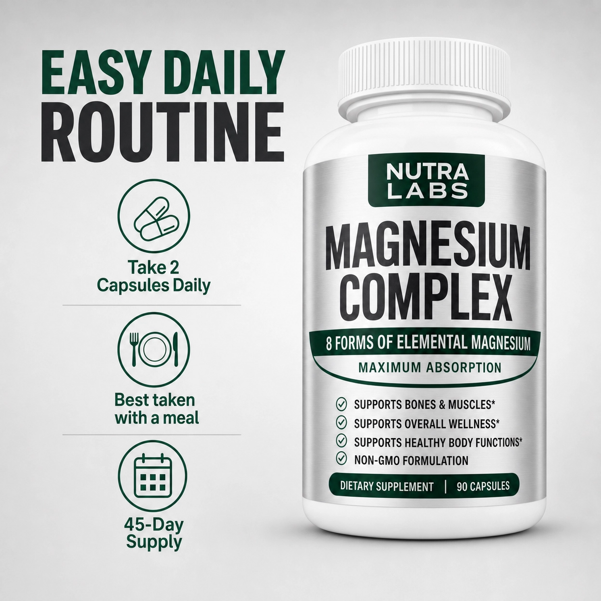 Nutra Labs™ 8-in 1 Magnesium Complex